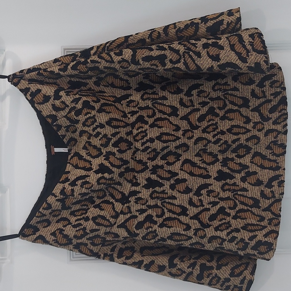 Leopard Print Skirt